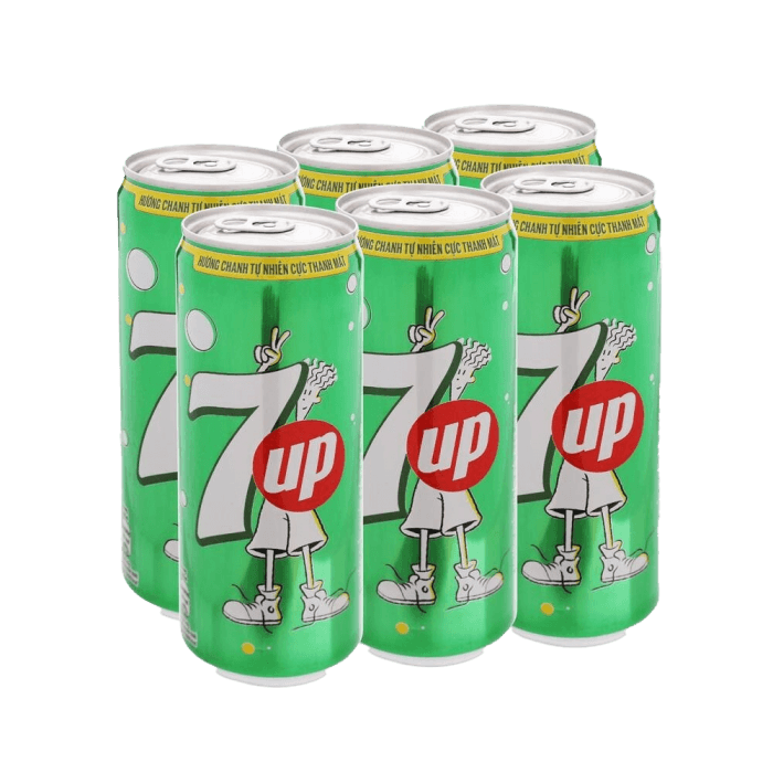 Nước Ngọt 7 Up Hương Chanh Lon 330ml