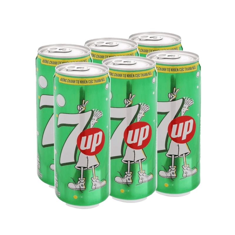 Nước Ngọt 7 Up Hương Chanh Lon 330ml