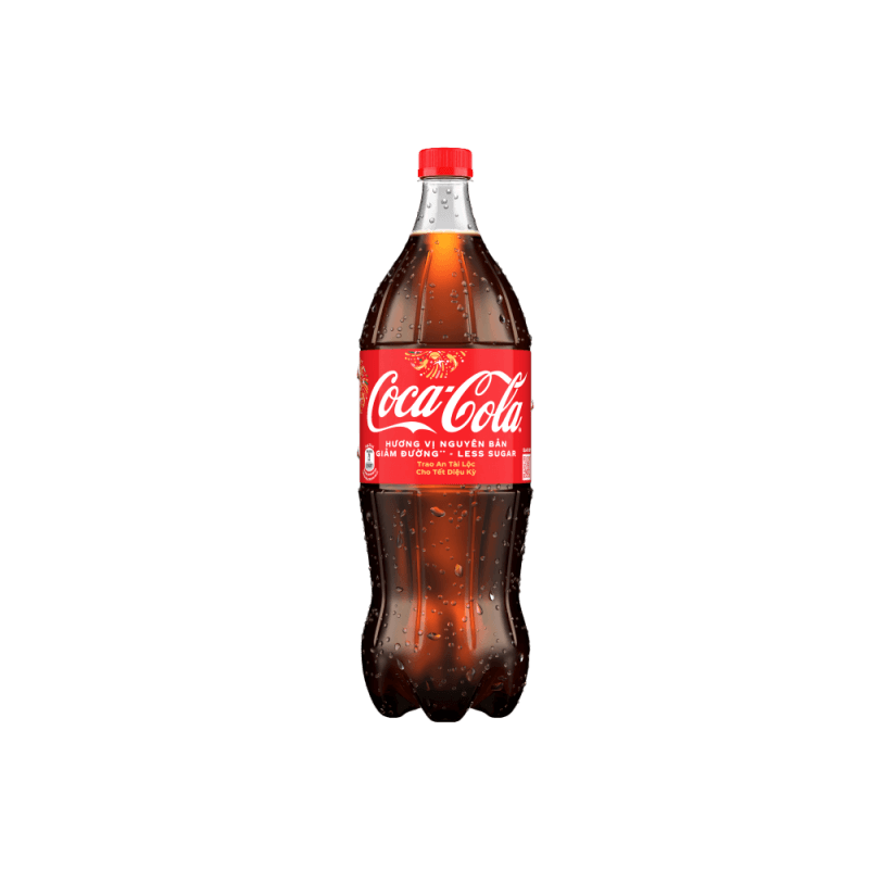 12 chai nước ngọt Coca Cola nguyên bản chai 1.5 lít