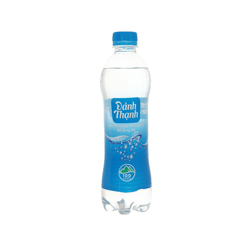 Thùng 24 chai nước khoáng có ga Đảnh Thạnh Sparkling 430ml