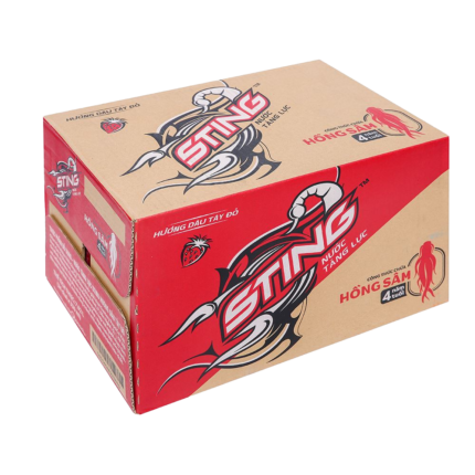 Nước Tăng Lực Sting Dâu 330ml (Chai)