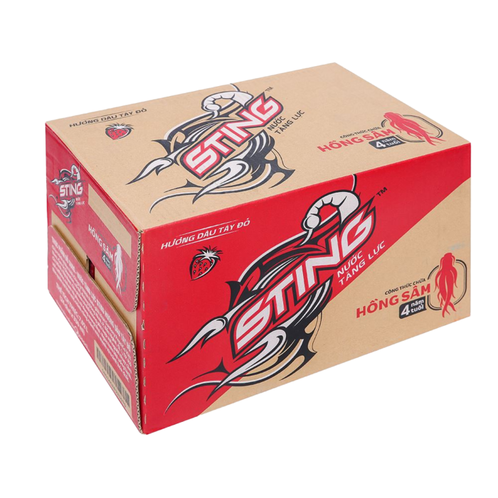 Nước Tăng Lực Sting Dâu 330ml (Chai)